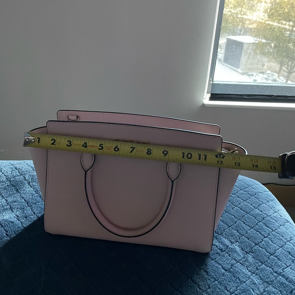 Michael Kors Selma medium satchel pink blossom - Picture 5 of 8